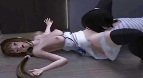 巨乳美少女が近親相姦セックス！弟の男根で連続ピストンされ中出し膣内射精されるお姉ちゃん