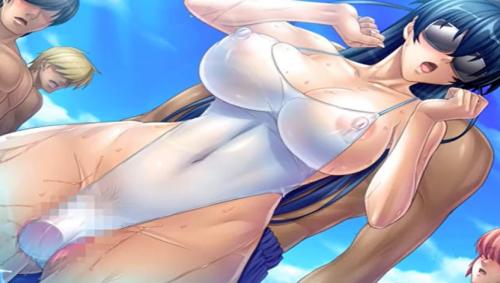 巨乳美女と海デート！おマンコにディルド入れて濡れ状態！他の人に見られながらイカされる