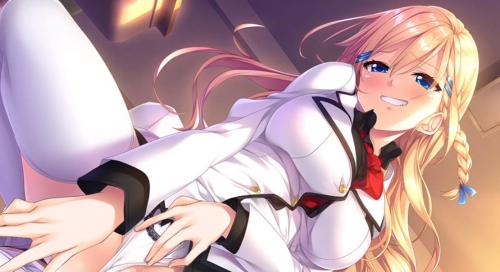 巨乳美少女JKが学校の教室で着衣セックス！パンツをずらして勃起チンポを挿入する女子生徒