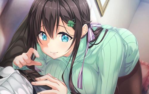美少女が膨らんでいる股間を弄る！ズボンから男根を取り出してフェラご奉仕