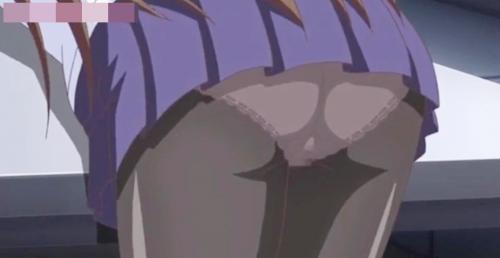 巨乳美少女JKが机を掃除中に黒パンスト尻がまる見え！我慢出来なくなり犯されてしまう