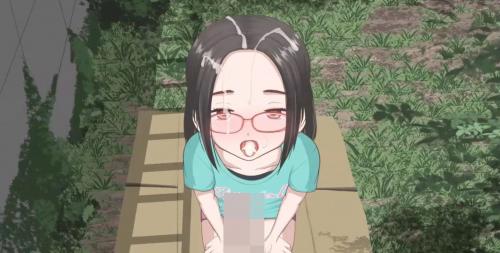メガネを掛けているロリ美少女が野外でフェラ！我慢出来ずにザーメン口内射精してごっくんしてくれる妹