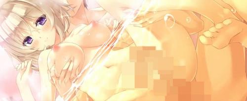巨乳美少女がお風呂で混浴セックス！お湯の中で勃起チンポを挿入して愛し合う