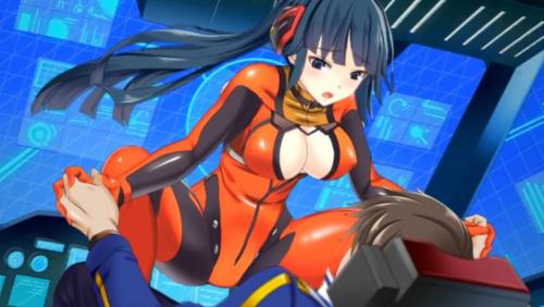 巨乳美少女が騎乗位で上下に連続ピストン！おっぱいを揉まれながら突き上げられ感じまくる