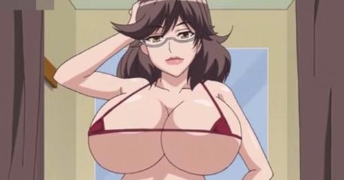 巨乳人妻が水着で誘惑！試着室で男根を手コキフェラして立ちバックで中出し膣内射精