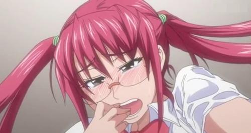 メガネ巨乳美女の女教師が制服コスプレして中出しセックス！チンポの快感に酔い強いれる