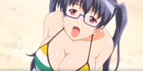 巨乳美少女が騎乗位で連続ピストン！野外で水着美女と青姦セックスとパコりまくる！