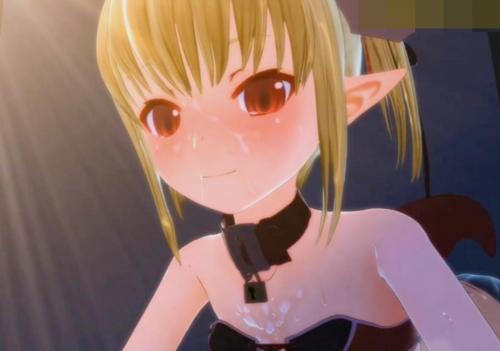 金髪ロリ美少女が中出し膣内射精される！サキュバスに手コキフェラやシックスナインとヤリまくる