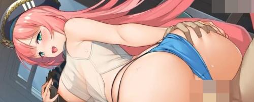 巨乳美少女が着衣セックス！パンツずらしハメ騎乗位で男根を迎い入れる