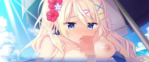 彼女と夏に海デート！良い雰囲気になって彼氏の勃起チンポをおっぱいでギュッてしてもらう