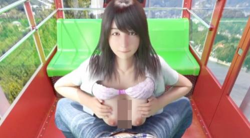 巨乳美女が観覧車の中でパイズリから中出しセックス！浴衣がはだけた裸体にザーメンをぶっかける！
