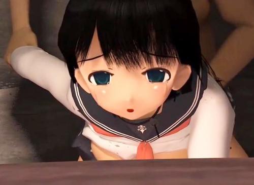 巨乳美少女JKが知らないおじさんの肉棒で連続ピストン！手コキフェラしながらクンニされたり凌辱される