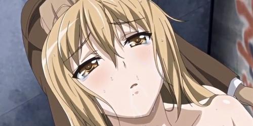 巨乳美女が凌辱レイプ！立ちバックでガン突きされながら犯される金髪お姉さん