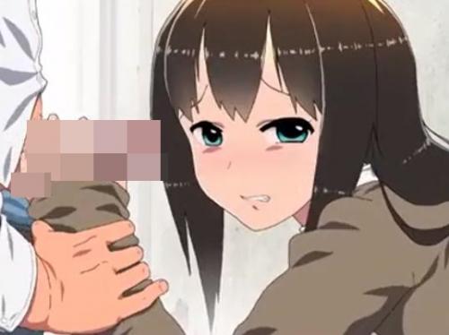 美少女JKが壁穴にハマってしまう！顔の目の前にチンポを出され仕方なくフェラしてザーメン口内射精される