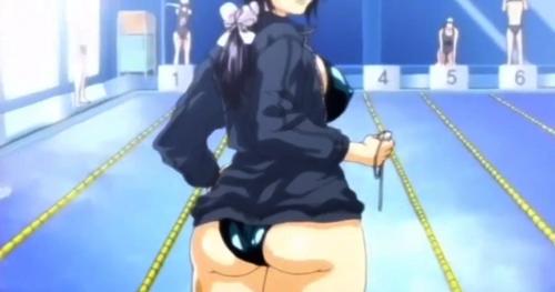 巨乳美女の女教師が更衣室で3Pセックス！水着ずらして男根を挿入され中出し膣内射精