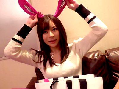 美尻のエロかわいい美女ギャルお姉さんがバニーコスプレ姿でエロSEX！デカ尻プリケツ桃尻を見せつけバック！