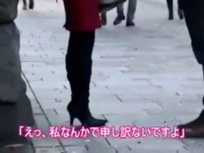 【エロ爆乳おっぱい】人妻ナンパ変態企画で美熟女おばさんを車内アンケート！ホテルに移動して不倫の人妻NTR中出しSEX！