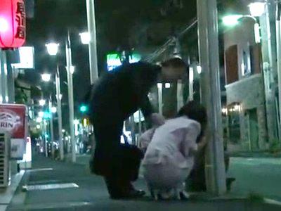 深夜に泥酔して千鳥足のOL！介抱すると見せかけてホテルに連れ込み泥酔レイプ強姦凌辱する鬼畜変態！美尻に尻射ぶっかけ