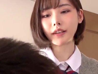 『…ばぁ〜か』美少女JKの幼馴染がツンツンしてるので童貞チンポで子作り穴をツンツンした件！制服着衣ブラ寄せロケット乳正常位！