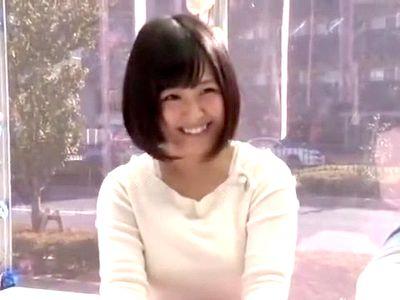 【MM号】エロ巨乳おっぱいJDが男友達と友情確認モニタリング検証で二人っきり放置されるとエロエロな関係になるのか！？