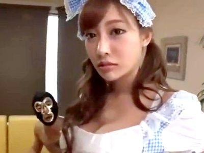 黄金比ボディのスタイル抜群なギャルお姉さんをアクメパンティで羞恥な固定バイブゲーム！絶頂アクメに達したら即ハメSEXね！