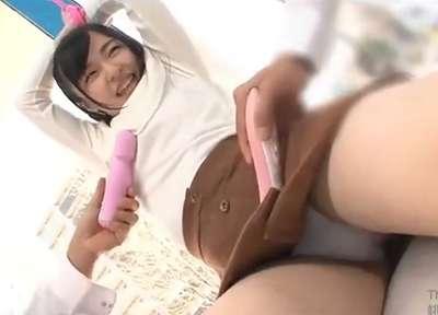 昔の石原さとみにすこーし似ている18歳の地味かわいい美少女JDを拘束緊縛して寝取りSEX！プリケツ美尻に射精しちゃう