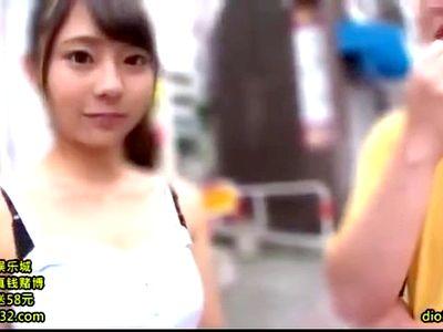 アイドル級の童顔ロリかわいいお姉さんの凄テクを我慢できたら生挿入の生中出し！S級すぎる