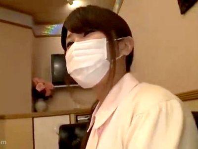Hカップのデカパイ歯科衛生士のお姉さんをお昼休み中だけ口説き落としてSEX＆AV撮影でデビューさせる！