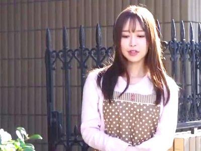 旦那を見送ったあとに表情が曇る美しすぎる奥さん！実は不貞・密通の悩みあり！罪悪感から浮気・不倫相手と決別したいがイイ女すぎて手放してもらえない