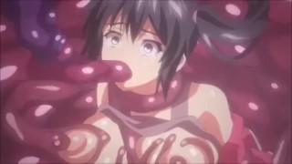 触手によって体を弄ばれてしまった幼女がモンスターにやりたい放題にされてしまう