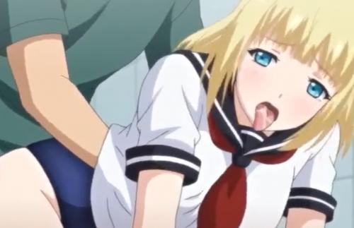 セーラー服のロシアン美女を後ろから犯す！