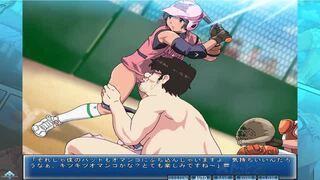 時間停止能力を使用して試合中の野球女子の蒸れたマンコを舐めまわすキモデブ男！！