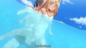 思春期真っただ中で性欲が抑えられず水中でみんなにバレないようにセックスしちゃう男女