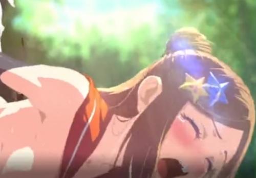誰が来るかもしれない森の中でするエッチ……声を抑えられない女の子