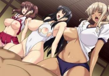 体も顔も120点の美女JKたちがキモデブおじさんのデカマラでヨガリまくる
