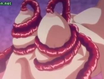 《魔法少女えれな》触手モンスターに拘束され全身を調教される魔法少女