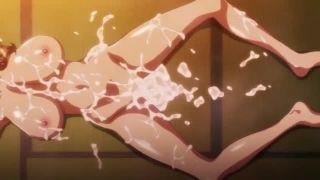 服の上からでもわかる爆乳お姉さんに大量膣内射精をしてしまう