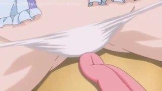 《ロリ》ちっぱい少女の無毛キツキツおまんこを小さい化け物が超絶テククンニ・・・えびぞり本気イキ!!