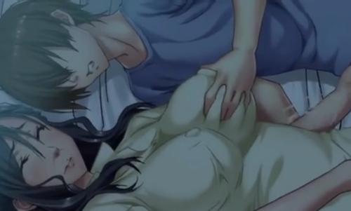 色気がむんむんの淫乱人妻が夜にセックスしちゃう