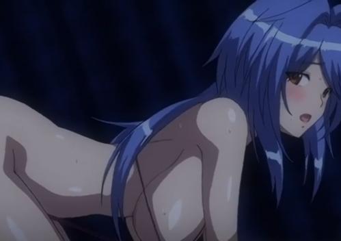 青髪の美女看護婦と深夜に交尾！