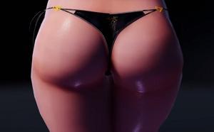 《3DCG》目の前でデカ尻見せつけられてたまらずセックスしてしまう