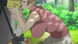 《おねショタ》おっぱいで服がパツパツのお姉さんが好みの少年の初体験を奪っちゃう！！