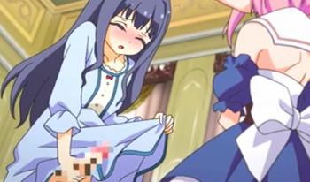 恥ずかしがりやなふたなり美少女がオチンポしごいてるところを見られて興奮しちゃう