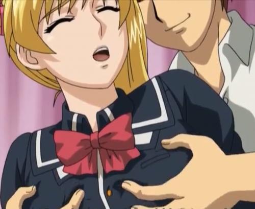 おっぱいでけえ～！触りまくられて感じちゃうJK