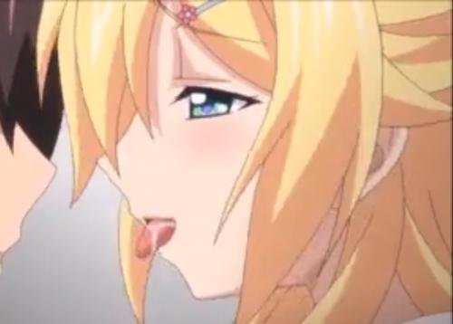 エロすぎる表情をする金髪美女