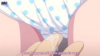 成長していないツルペタボディのロリ娘のマンコを刺激してマン汁ダラダラ流させる！！