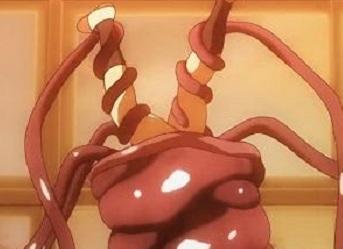 触手モンスターに体を侵食されお兄ちゃんにあられもない姿を見られてしまう美少女