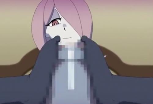 モンスターな女の子のエッチな足コキプレイ
