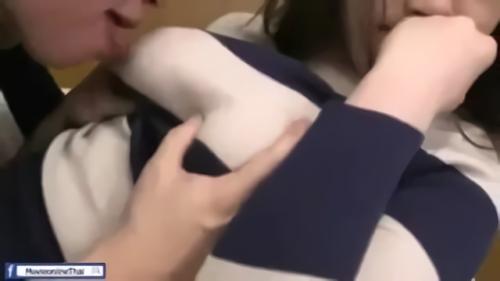 『騎乗位』ノーブラタイトニット　男は欲情必至!!