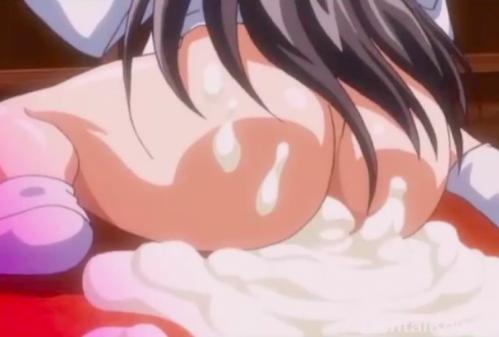 ザーメンたっぷり注がれてお腹パンパン♥